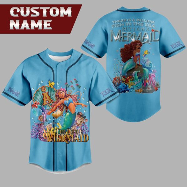 The Little Mermaid Baseball Jersey For Men Women And Kids Gift