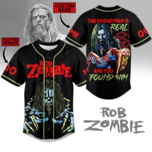 The Boogeyman is Real Rob Zombie Baseball Jersey For Men Women And Kids Gift