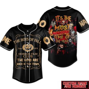 The Boys Of Fall Horror Film Club Baseball Jersey For Men Women And Kids Gift