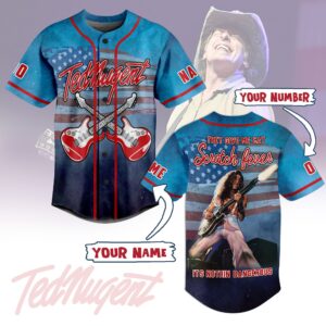 Ted Nugent Baseball Jersey For Men Women And Kids Gift