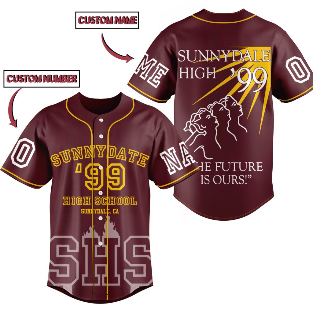 Sunnydale High School Baseball Jersey For Men Women And Kids Gift Sunnydale High School Baseball Jersey For Men Women And Kids Gift