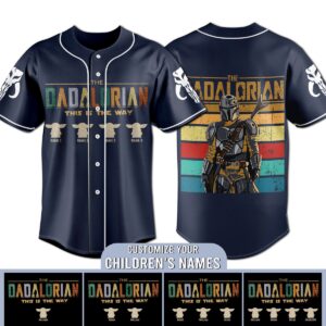 Star Wars The Dadalorian Baseball Jersey For Men Women And Kids Gift