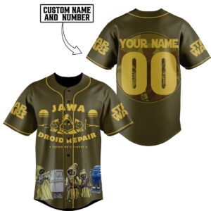 Star Wars Jawa Droid Repair Baseball Jersey For Men Women And Kids Gift