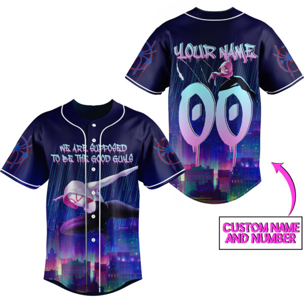 Spider Gwen Baseball Jersey For Men Women And Kids Gift