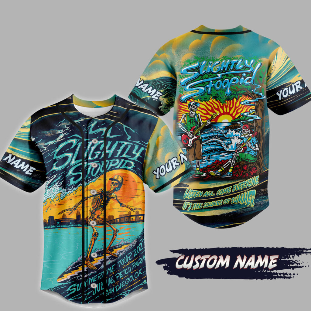 Slightly Stoopid Baseball Jersey For Men Women And Kids Gift Slightly Stoopid Baseball Jersey For Men Women And Kids Gift