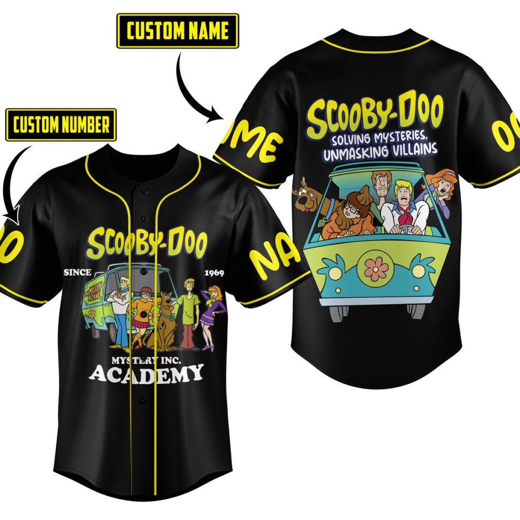 Scooby-Doo Baseball Jersey For Men Women And Kids Gift Scooby-Doo Baseball Jersey For Men Women And Kids Gift