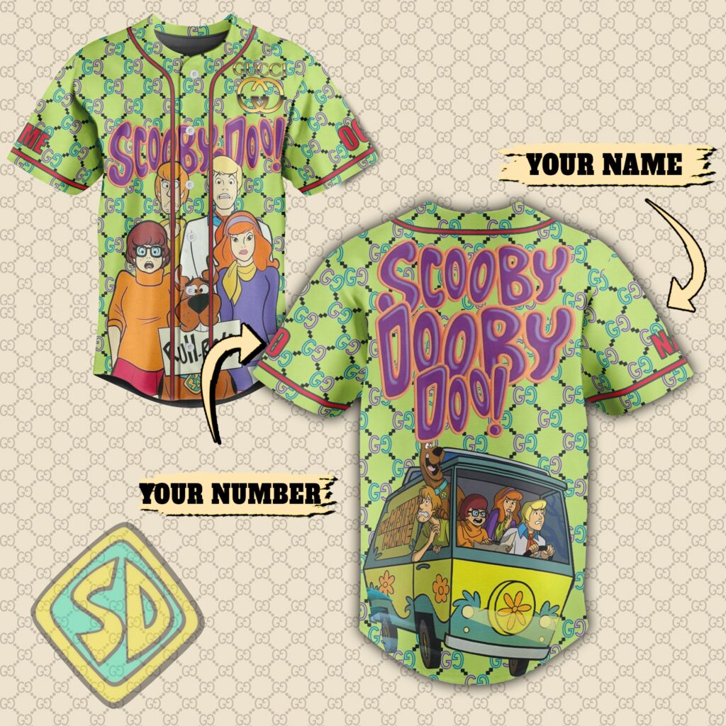 Scooby Doo Baseball Jersey For Men Women And Kids Gift Scooby Doo Baseball Jersey For Men Women And Kids Gift