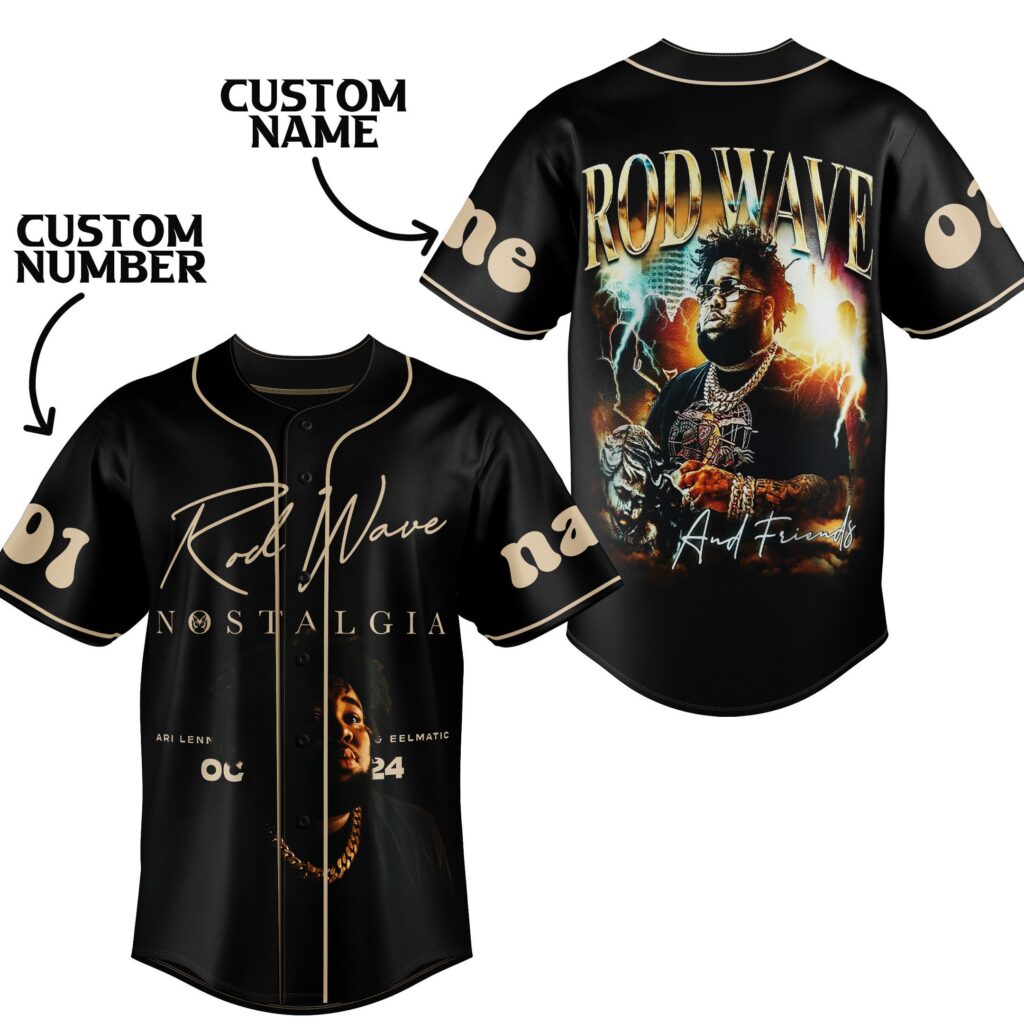 Rod Wave Baseball Jersey For Men Women And Kids Gift Rod Wave Baseball Jersey For Men Women And Kids Gift