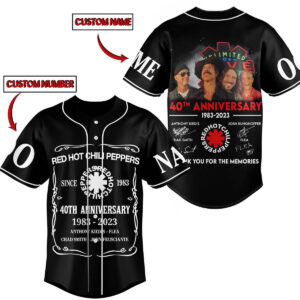 Red Hot Chili Peppers Baseball Jersey For Men Women And Kids Gift