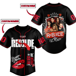 Rebelde Gift World Tour Baseball Jersey For Men Women And Kids Gift