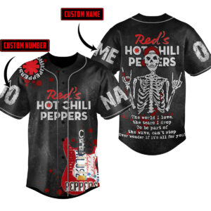 Red Hot Chili Peppers Baseball Jersey For Men Women And Kids Gift