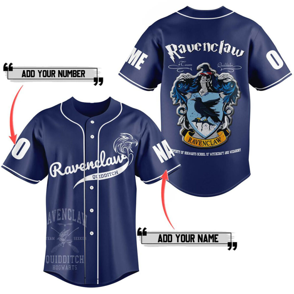 Ravenclaw Quidditch Baseball Jersey For Men Women And Kids Gift Ravenclaw Quidditch Baseball Jersey For Men Women And Kids Gift