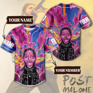 Post Malone Baseball Jersey For Men Women And Kids Gift