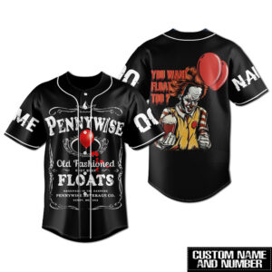 Pennywise Baseball Jersey For Men Women And Kids Gift