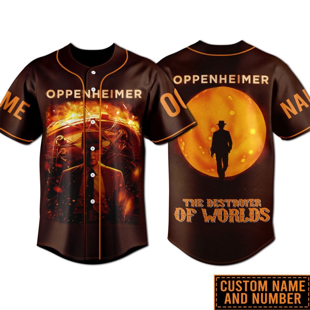 Oppenheimer Baseball Jersey For Men Women And Kids Gift Oppenheimer Baseball Jersey For Men Women And Kids Gift