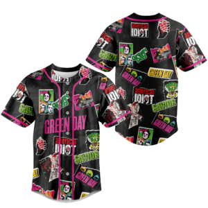 One-Eyed Bastard Green Day Baseball Jersey For Men Women And Kids Gift