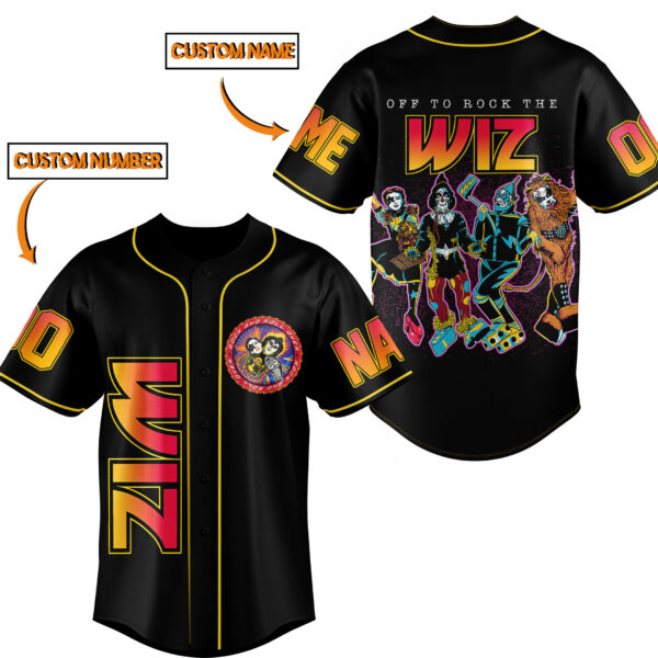 Off To Rock The Wiz Baseball Jersey For Men Women And Kids Gift