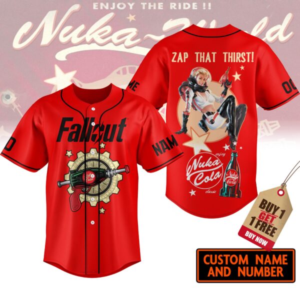 Nuka Cola Baseball Jersey For Men Women And Kids Gift