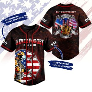 Never Forget Baseball Jersey For Men Women And Kids Gift