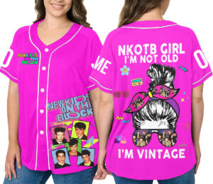 New Kids On The Block Baseball Jersey For Men Women And Kids Gift
