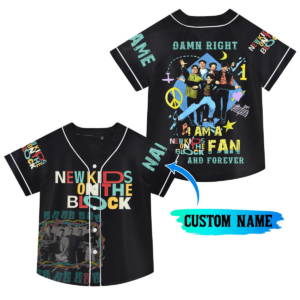 New Kids On The Block Baseball Jersey For Men Women And Kids Gift