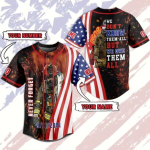 Never Forget Baseball Jersey For Men Women And Kids Gift