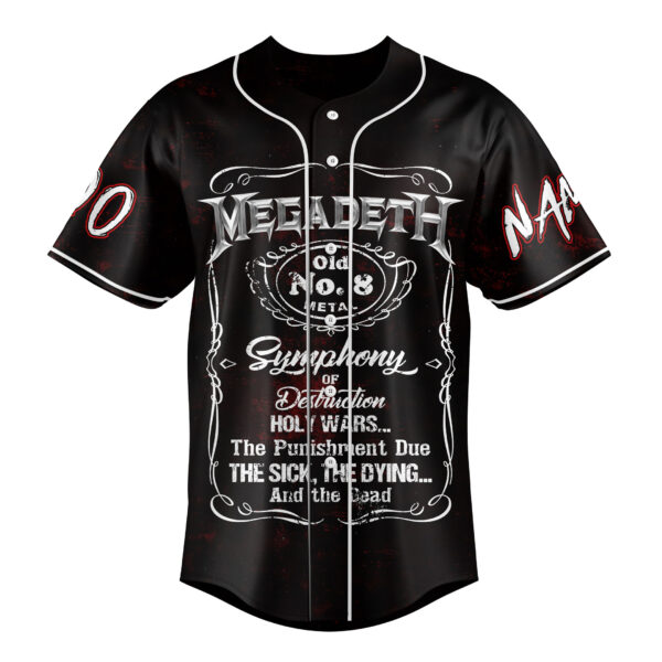Megadeth Baseball Jersey For Men Women And Kids Gift
