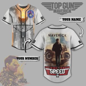 Maverick Baseball Jersey For Men Women And Kids Gift
