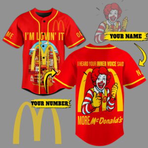 McDonald Baseball Jersey For Men Women And Kids Gift
