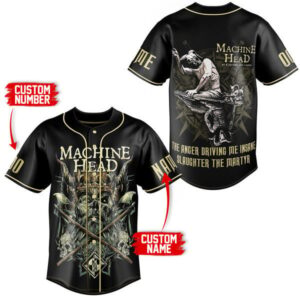Machine Head Baseball Jersey For Men Women And Kids Gift