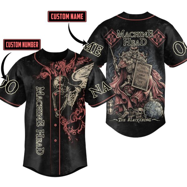 Machine Head Baseball Jersey For Men Women And Kids Gift