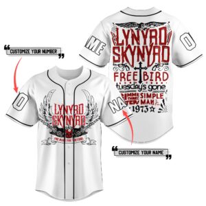 Lynyrd Skynyrd Baseball Jersey For Men Women And Kids Gift
