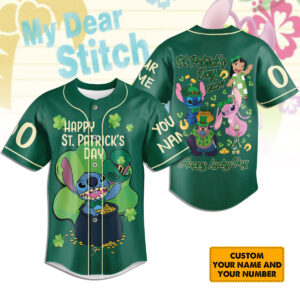 Lilo & Stitch Baseball Jersey For Men Women And Kids Gift