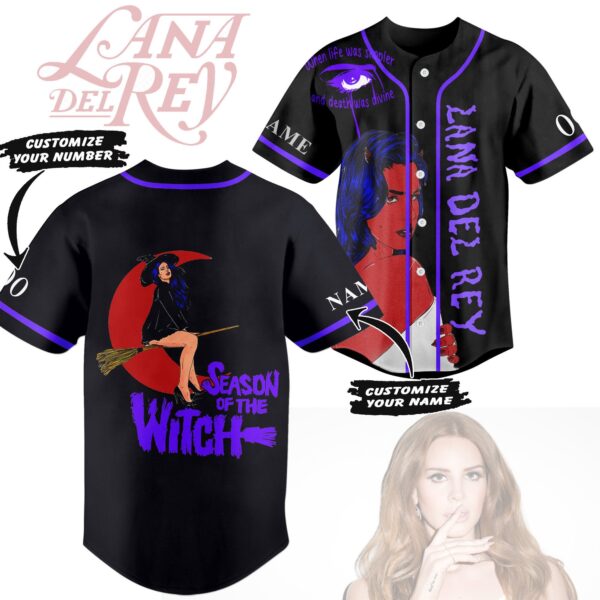 Lana Del Rey Baseball Jersey For Men Women And Kids Gift for Fans