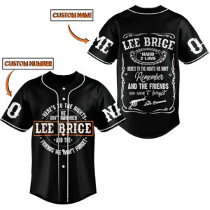 Lee Brice Baseball Jersey For Men Women And Kids Gift for Fans