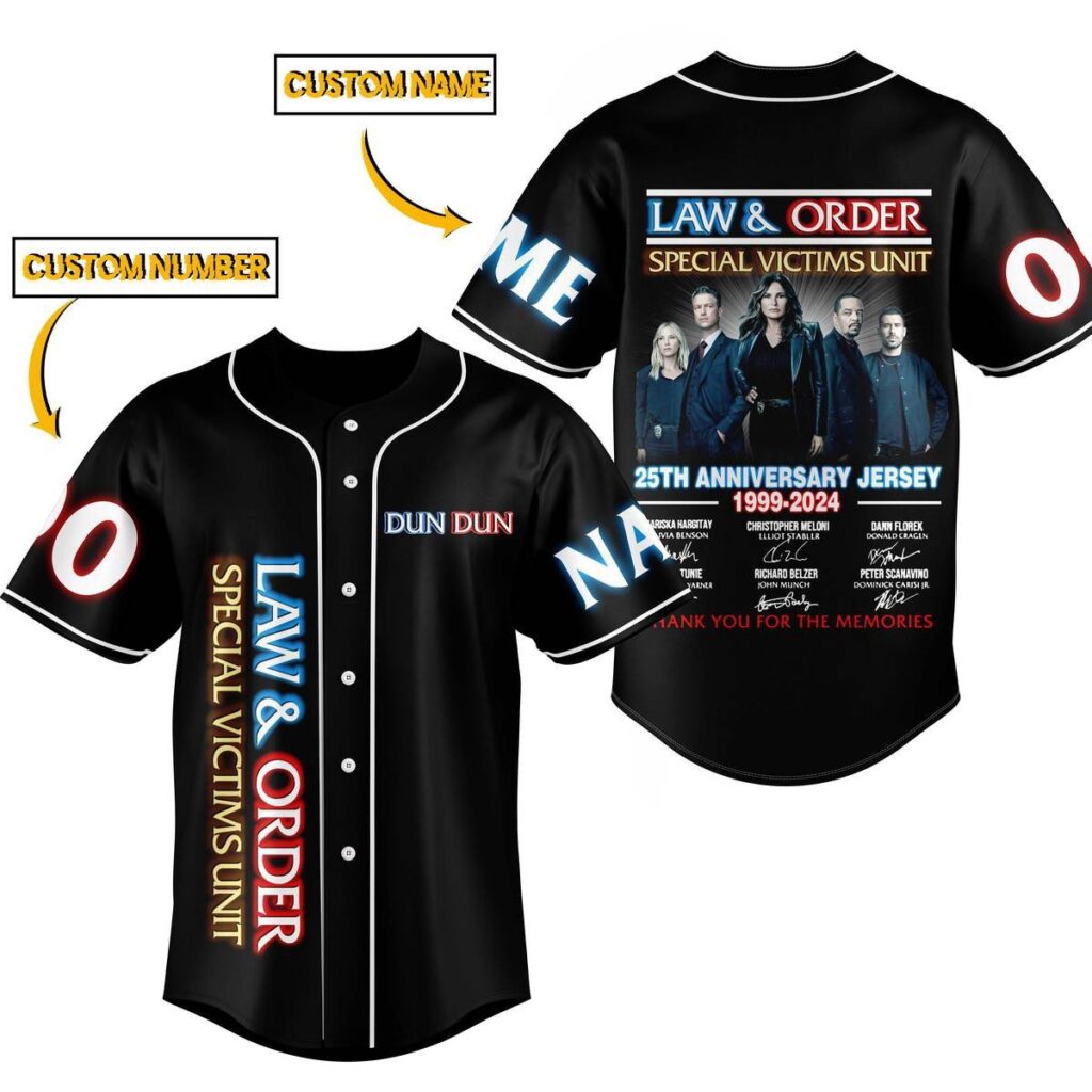 Law & Order Baseball Jersey For Men Women And Kids Gift for Fans Law & Order Baseball Jersey For Men Women And Kids Gift for Fans