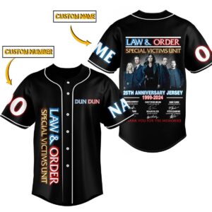 Law & Order Baseball Jersey For Men Women And Kids Gift for Fans