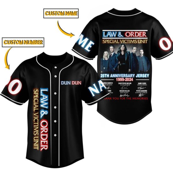 Law & Order Baseball Jersey For Men Women And Kids Gift for Fans