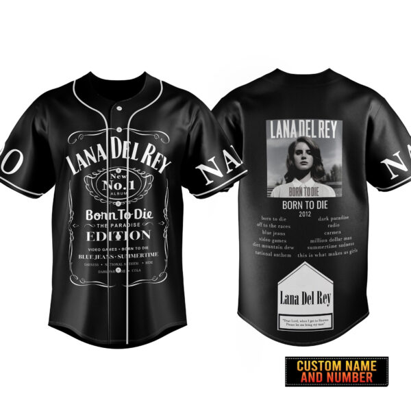 Lana Del Rey Baseball Jersey For Men Women And Kids Gift for Fans