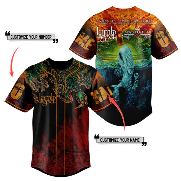 Lamb Of God Baseball Jersey For Men Women And Kids Gift for Fans