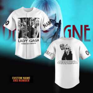 Lady Gaga Baseball Jersey For Men Women And Kids Gift for Fans