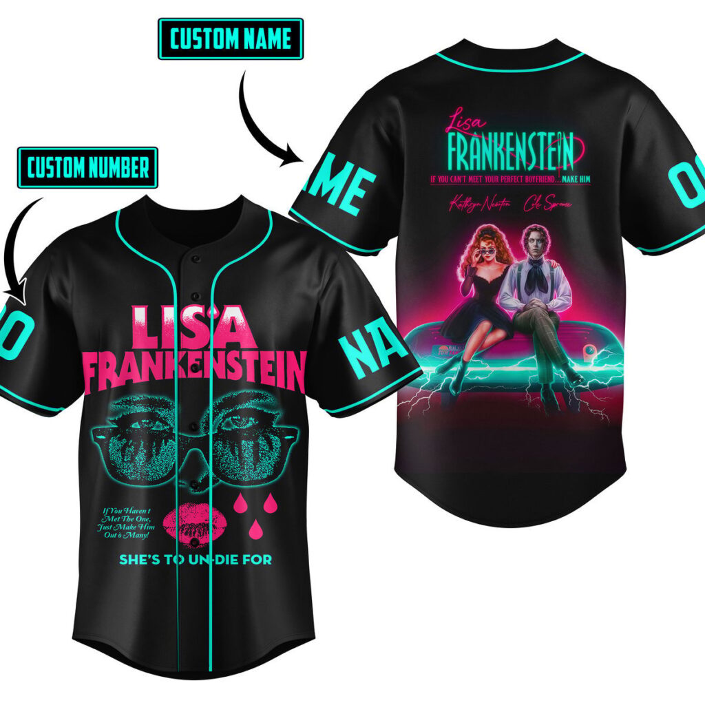 Lisa Frankenstein Baseball Jersey For Men Women And Kids Gift for Fans Lisa Frankenstein Baseball Jersey For Men Women And Kids Gift for Fans