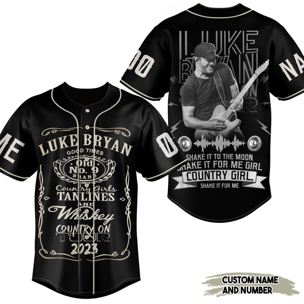 Luke Bryan Baseball Jersey For Men Women And Kids Gift for Fans Luke Bryan Baseball Jersey For Men Women And Kids Gift for Fans