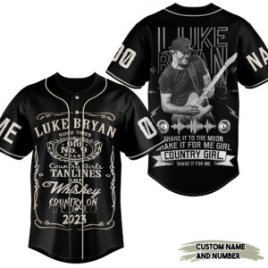 Luke Bryan Baseball Jersey For Men Women And Kids Gift for Fans