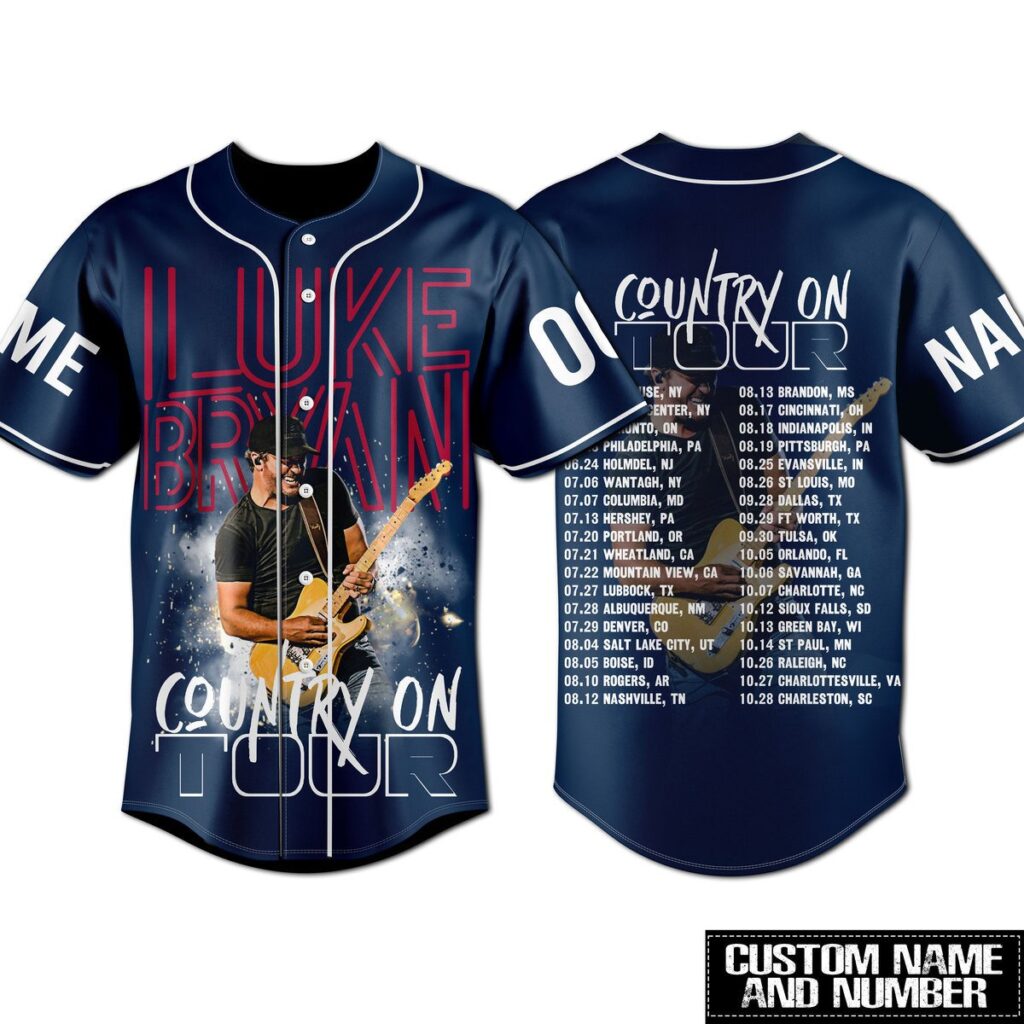 Luke Bryan Baseball Jersey For Men Women And Kids Gift for Fans Luke Bryan Baseball Jersey For Men Women And Kids Gift for Fans