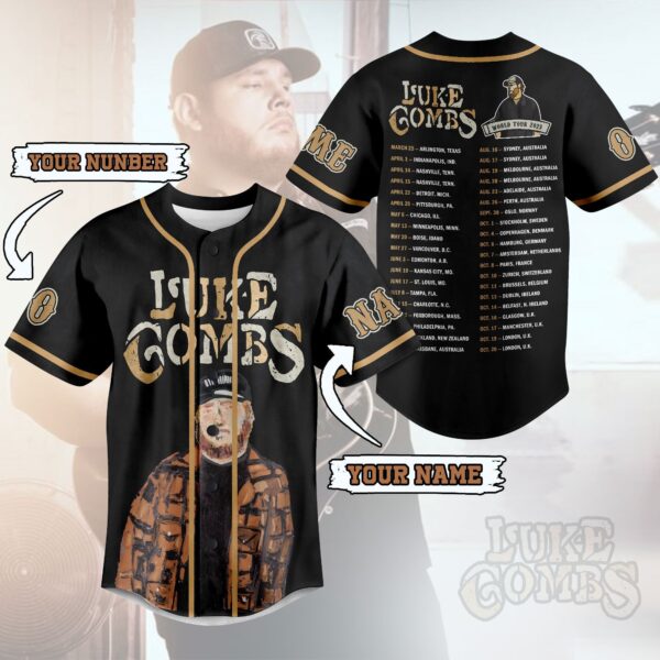 Luke Combs Baseball Jersey For Men Women And Kids Gift for Fans