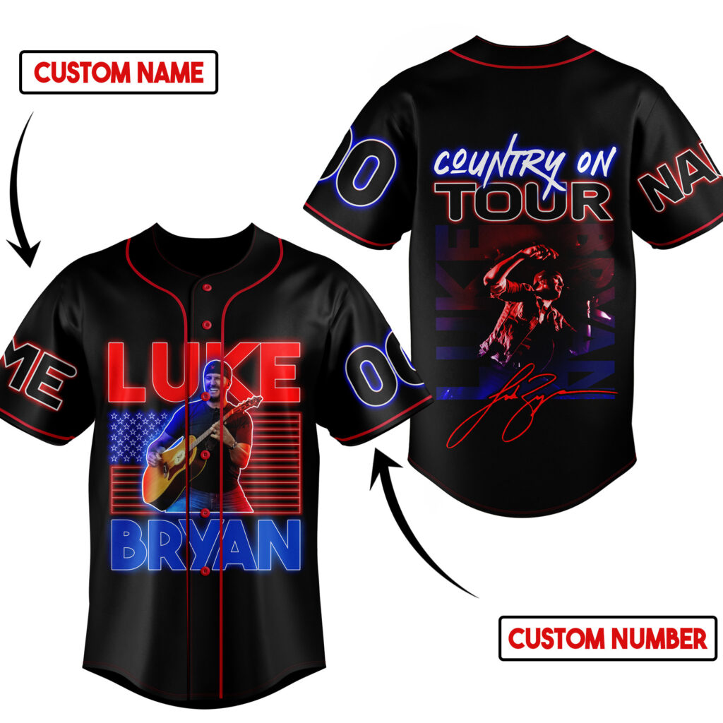 Luke Bryan Baseball Jersey For Men Women And Kids Gift for Fans Luke Bryan Baseball Jersey For Men Women And Kids Gift for Fans