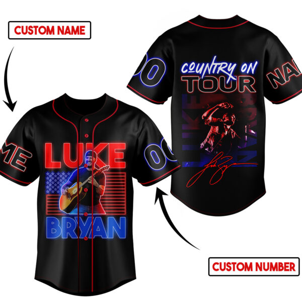 Luke Bryan Baseball Jersey For Men Women And Kids Gift for Fans