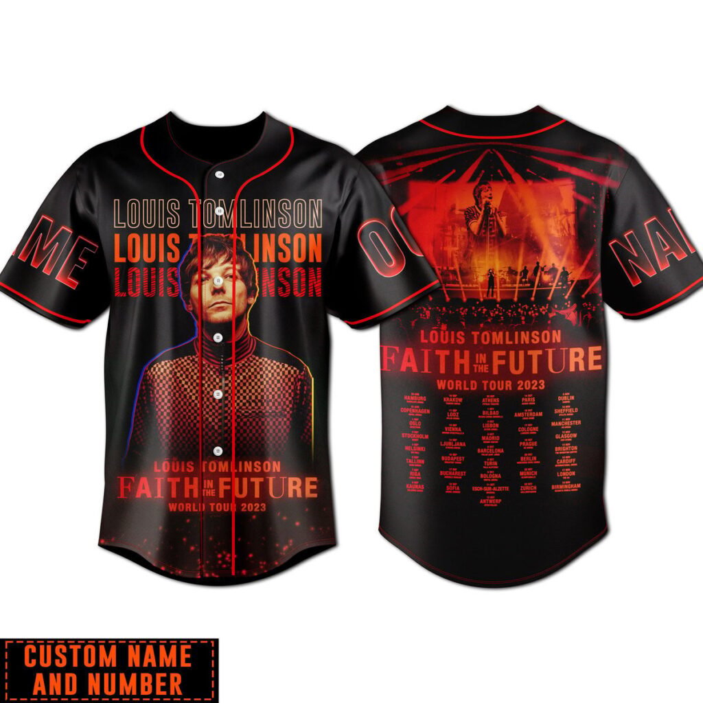Louis Tomlinson Baseball Jersey For Men Women And Kids Gift for Fans Louis Tomlinson Baseball Jersey For Men Women And Kids Gift for Fans