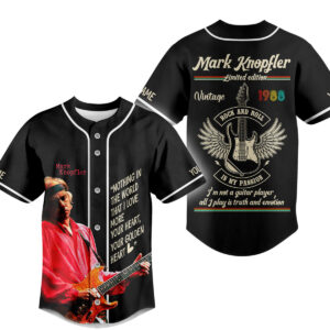 Mark Knopfler Rock Baseball Jersey For Men Women And Kids Gift for Fans
